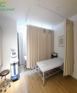 Rèm Spa giá rẻ chất liệu voan trắng - SPA001