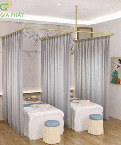 Rèm spa voan trắng đẹp, giá rẻ nhất Hà Nội