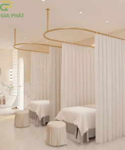 Rèm vải ngăn giường Spa đẹp giá rẻ