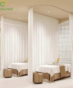 Rèm voan spa đẹp sang trọng