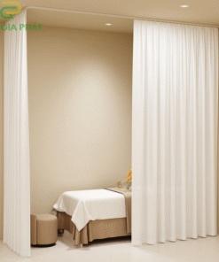 Rèm Spa màu xanh đẹp giá rẻ