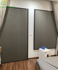Vách rèm tổ ong ngăn phòng- Hệ Pro 2.7 – Mở 1 cánh – Trắng, ghi, nâu