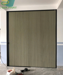 Vách rèm tổ ong ngăn phòng- Hệ Luxury 3.0 – Mở 1 cánh – Trắng, ghi, nâu