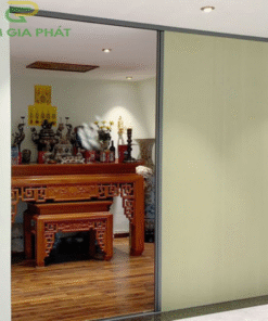 Rèm vách tổ ong ngăn phòng thờ đẹp