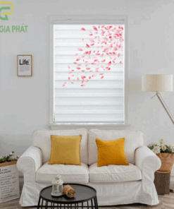 Rèm cầu vồng in tranh mã CV1312-26