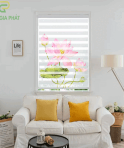 Rèm cầu vồng in tranh mã CV1012-32
