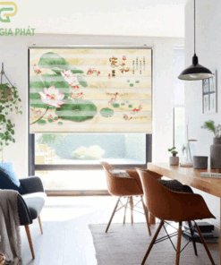 Rèm cầu vồng in tranh mã CV1012-6