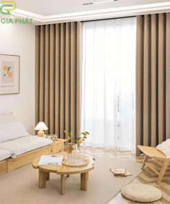 Rèm vải 1 màu đẹp chống nắng 100%