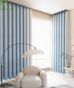Rèm vải cửa sổ giá rẻ cho phòng khách chung cư mã V2905 - 010