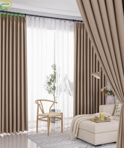 Rèm vải cửa sổ giá rẻ cho phòng khách chung cư mã V2905 - 09