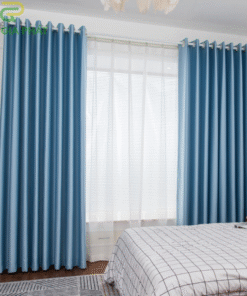 Rèm vải cửa sổ đẹp phòng khách chung cư mã V2905 - 06