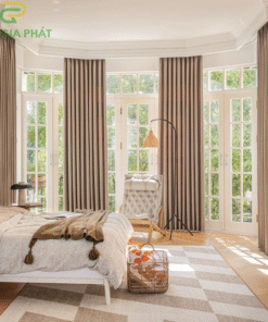 Rèm vải cửa sổ nhỏ giá rẻ cho phòng ngủ chung cư mã BYG2915 - 09