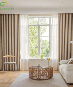 Rèm cửa 1 lớp chống nắng giá rẻ cho phòng khách mã GA2918 - 08