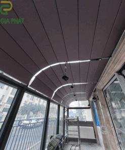 Rèm trần dạng sóng chống nắng giếng trời mã FT10