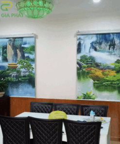 Rèm cuốn in tranh mã T2195-01