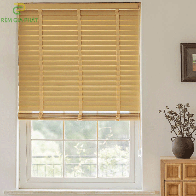 Rèm gỗ bản 5cm hệ 1 dây hãng Modero mã BW1104