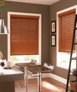 Alternative view of Rèm gỗ bản 5cm hệ 1 dây hãng Modero mã BW1105