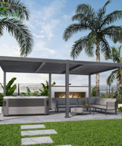 Động cơ Bạt Xếp Ngoài Trời Model: Ihome IH59-120/9