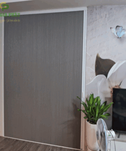 Vách ngăn phòng giá rẻ bằng vải rèm tổ ong ngăn giữ lạnh điều hòa 100% mã FSV016