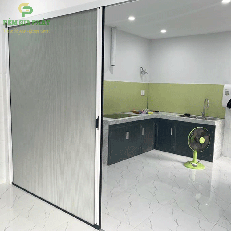Vách ngăn điều hòa giá rẻ bằng vải rèm tổ ong mã FSV017